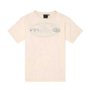 Nicce Mens Grant Back Print Oversized T-Shirt / Off White